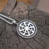 Pendentif Colliers Slave Kolovrat Soleil En Acier Inoxydable 316L Unique Viking Pagan Amulette BijouxPendentif