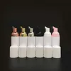 Rose Gold Foaming Pump Bottles Plastic Mini Foam Sispensing Refill Bottle Soap Dispenser för rengöring av resekosmetikaförpackningar 60 ml