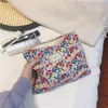 Kozmetik Çantalar Kılıflar Retro Çiçek Makyaj Çantası Organizatör Pamuk Kumaş Kadınlar İçi Koşu Kıçları Güzellik Fırçası Depolama Deposu Debriyajı