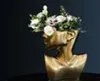 Nordic Style Kreatywna twarz Ceramiczna Ozdoba Ozdób Sucha Wkładanie kwiatów Wstawienie sztuki Dekoracja domu 45786072145258