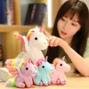 14 cm nieuwkomers pluche hanger schattige engel Unicorn Keychain Unicorn Plushs Toy Knapsack en handtas ornamenten