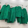 22 neue winter net rot bv grün mantel frauen lose mit kapuze reißverschluss strickjacke dreidimensionale entlastung wolle top