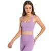 Yoga Outfit Soft Wideden Hem Reggiseno sportivo con spalline per donna Reggiseno incrociato a medio impatto Reggiseno imbottito da palestra Sport ReggisenoYoga