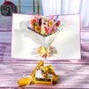3D الأمهات بطاقات عيد هدايا باقة الأزهار بطاقات المعايدة الزهور ل أمي زوجة عيد ميلاد التعاطف الحصول على ما يرام W0