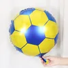 Festdekoration svart tjockare fotboll bollar fotboll latex ballonger födelsedag barn barn leksaker tema globosparty