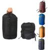 방수 압축 물건 자루 야외 캠핑 여행 하이킹을위한 편리한 가벼운 침낭 저장 패키지 220718