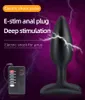 Forte Shock Electric Shock Silicone anale Vaginale Dildo Big Butt Cuggino stimolante anus dilatatore coppia Masturbatore Sexy Toy