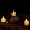 6PCS LED Elektronische Kerzenlichter Flameless Swing Candles Lichter Party Hochzeits Geburtstagdekor Nacht Lampe Velas LED Remote Candle 220524