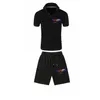 Summer Men's Sets Polo Shirt Shorts Men's Short Sleeved Shorts Polo Pure Color Shirt Tracksuit TRAPSTAR Brand Suit 220607