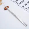 Stainless Steel Chopsticks Sushi Chopsticks Food Grade Chinese Silver Metal Chopstick Reusable Chop Stick Kitchen Tools