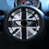 3D ABS StickerCar Steering Wheel For Mini Cooper Countryman JCW R55 R56 R60 Mini Cooper Accessories Car styling6245365