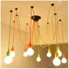 Hanger lampen creativiteit kleurrijke lichten modern ontwerp binnen voor kinderkamer woonkamer eetstudie slaapkamerpendant