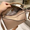 Amazing Luxurys Projektanci Geometria Torby na ramię Torba na poduszkę Crossbody Clutch Skórzane torebki Messenger Kobiety Tote Torebka Portfel Geometric 5A Stock