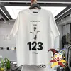 Mannen T-shirts Oversized RRR123 T-shirt Mannen Vrouwen Kwaliteit Vintage Zomer Stijl RRR 123 Tee TopsMen's