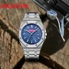 2022 MENS SPORT 42mm Quartz Movement Male Time Clock Watch Solid Fine Full Rostfritt Steel Band President Top Quality Nice
