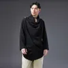 Abbigliamento etnico tradizionale Abito da uomo Tang Top Abito stile orientale Colletto incrociato maschile Costume asiatico retrò Abbigliamento traspirante primavera estate