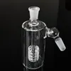 11 Drzewo broni Perc Szkło Ash Catcher 14mm lub 18mm Ash Catcher 45 Stope Ashcatcher Blue Green Clear Ash Catchers Ash-P10