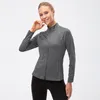Yoga Outfit Damen Sport Top Langarm Fitness Shirts Reißverschluss Lauftraining Tops Outdoor Jogging Sport Shirt Quick Dry WearsYoga