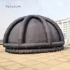 Portable Inflatable Planetarium Black Dome Tent 10m Marquee Airblown Igloo For Party Event