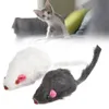 Mouse REAL FUR MIX محملة TOY PET CAT مع محاكاة الصوت الفخمة ألعاب الفأر المخزون بالجملة