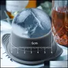 Другой кухонный обеденный бар домашний сад Sile Sphere Ice Cube плесень кухонная кухня Стопковая медленная таяние DIY B DH6W3