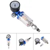 Car-Styling Spray Pneumatic airbrush Air Regulator Gauge In-line oil Water Trap Filter Separator New Arrival