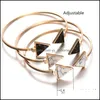 Брушковые браслеты из ювелирных браслетов для женщин треугольник мраморная манжета Геометрическая бирюзовая браслет Мраморный каменный шарм Cuf 91 O2 доставка доставки