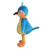 Costume de mascotte d'oiseau bleu d'Halloween, accessoires publicitaires, tenues de personnage de dessin animé, costume unisexe pour adultes, tenue de carnaval de Noël, robe fantaisie