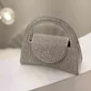 Abendtaschen Voller Strass Geldbörsen und Handtaschen Designer 2022 Neue trendige Sanduhr-Clutch-Geldbörse Flash-Geld-Damentasche 220513