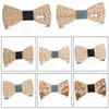 Bow Ties Cross Border Tie Wooden Tie Puzzle Note سفينة مرساة أوروبية وأمريكية للرجال