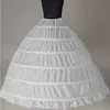웨딩 드레스를위한 흰색 새로운 6 개의 후프 페티코트 플러스 크기 푹신한 Quinceanera 가운 공급품 언더 스커트 크리 놀린 소각장 후프 스커트