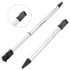 Black Retractable Metal Stylus Touch Screen Pen for 3DS XL LL