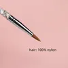 No. 12 Nail Art Crystal Brush Painting Carved Pull Line Pen 1pc