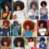 Perucas sintéticas de cabelo cosplay afro peruca cacheada com franja perucas de cabelo fofas curtas para mulheres negras ombre sintético Cosplay loira natural 220225