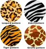 20 шт. 18 дюймов круглых фольгировов Tiger Leopard Zebra Pattern Helium Balloon Globos Jungle Safari Tropical Party Decore 220527