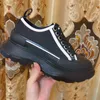 2022 Herrkvinnor Casual Dad Shoes Sneakers Vackra Platform Arch Walking Shoes Läder Patchwork Dress Tennis Size35-44 KMJK56462