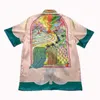 High quality Casablanc lucid dreams island scenery shirts print summer fairy tale dream Hawaiian men designer short sleeved shirt