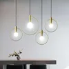 Pendelleuchten Glas LED Moderne Hanglamp Kronleuchter Licht Leuchte Küchenzubehör Nordic Restaurant Hängende DeckenleuchtenPendelleuchte