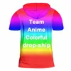 Custom T Shirt Fashion Hoodie T-Shirt Custom Design Your Own Brand Text Image Unisex 3d Print Tshirt Plus Size S-7XL 220619