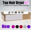 Hair Dryer HD07 HD08 Professional Salon Tools Blow Dryers Heat Super Speed US/UK/EU Plug Blower