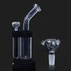 14mm vrouwelijke LED plasma waterpijp met geschenkdoos perc Pecolator Waterglas Bongs Glow in the Dark DAB Rigs WP2234