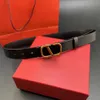 Cintura da donna Cintura con fibbia in oro di design di lusso di alta qualità Accessori classici da uomo di alta qualità in 10 colori con regalo b310j