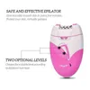 Epilator USB Electric Kobiety ładowalne kobiety do usuwania włosów bezbolesne ciało twarz nogi bikini depior trymer zmywacza piękno 0621