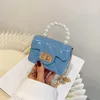 Borse da sera Fashion Trend Mini Women Crossbody PVC Jelly Tote Handbags Ladies Small Pearl Coin Wallet Hand Girls Purse Pouch