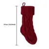 Örme Noel Çorapları Dekoratif Hediye Çantası Şömine Noel Elk Sockss Christmass Sevimli Hediye Çantaları Envanter Toptan