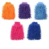 Chenille MicroFiber Scratch-Free Car Wash Mitt Handschoenen Dubbelzijdige huishoudelijke reiniging gereedschap Reinigingshandschoenen-organisatie Mitts dik