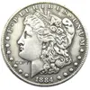 미국 18791904o 26pcs Morgan Dollar Craft Copy Coin Brass Ornaments 복제 동전 가정 장식 액세서리 1704272