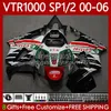 Honda VTR 1000 RTV1000 RC51000 01 02 03 04 05 06 Red Green Blk Bodywork 123no.89 VTR 1000 2001 2002 2002 2000 2000 2006 VTR-1000 2000 2006フェアリング