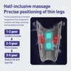 Wireless Leg Shaping Massager Vibration Heat EMS Electromagnetic Pulse Varicose Vein Therapy