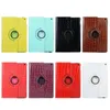 Diseñador iPad Case Flip Wallet Bright Cocodrilo Grain Pu Leather Soporte de 360 grados Tablet PC Fundas para Apple Pro 12.9 "Air 2/3 ipad 5 6